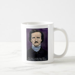 Edgar Allan Poe "Korpen" Citatpresentkort & vykort Kaffemugg