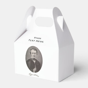 Edgar Allan Poe med Namnteckning Presentaskar