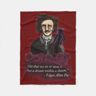 Edgar Allan Poe, Mörk Academia Fleecefilt