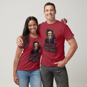 Edgar Allan Poe, Mörk Academia T Shirt