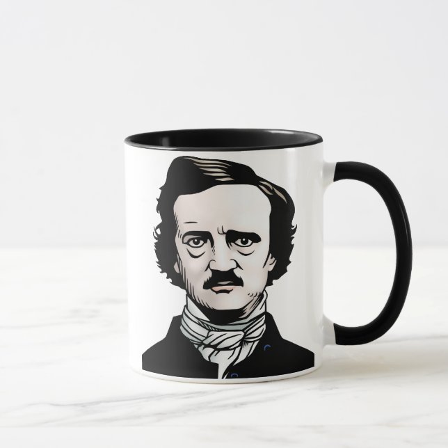 Edgar Allan Poe Mugg (Höger)