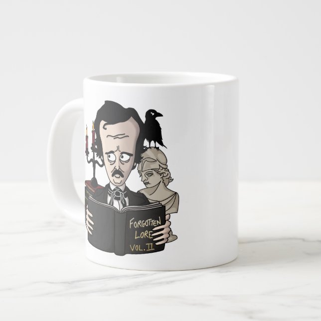 Edgar Allan Poe Mugg Jumbo Mugg (Framsida vänster)