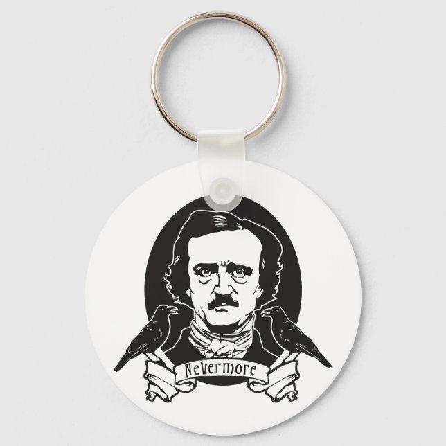 Edgar Allan Poe Nyckelring (Framsida)