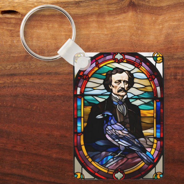 Edgar Allan Poe Nyckelring (Framsida)