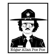 Edgar Allan Poe Poe (svartvitt)
