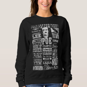 Edgar Allan Poe Poems citerar Raven Literature T Shirt