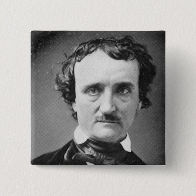 Edgar Allan Poe ~ Porträtt 1849 Knapp (Framsida)