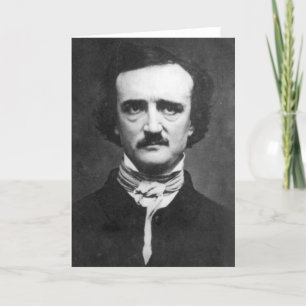 Edgar Allan Poe Porträtt Kort