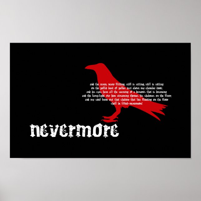 Edgar Allan Poe Poster (Framsidan)