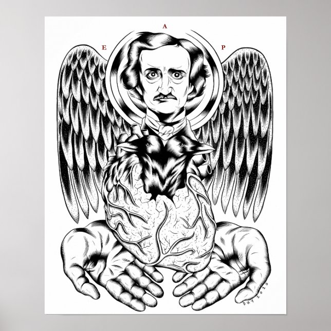 Edgar Allan Poe Poster (Framsidan)