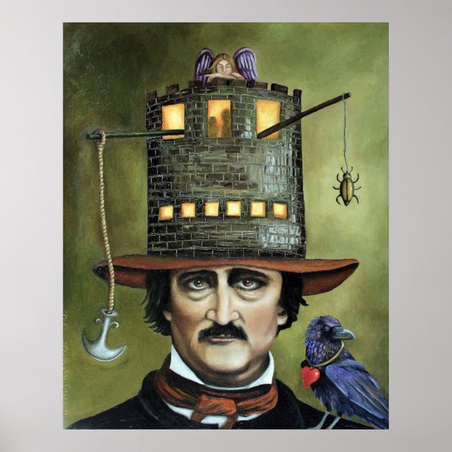 Edgar Allan Poe Poster (Framsidan)