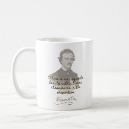 Edgar Allan Poe Quote Mugg - Exquisite Beauty