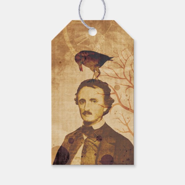 Edgar Allan Poe Quoth the Raven Ickmore Presentetikett (Framsidan)