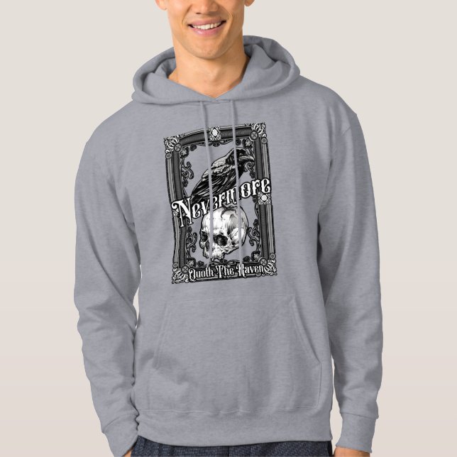 Edgar Allan Poe Raven ändå T-ShirtEdgar A Hoodie (Framsida)