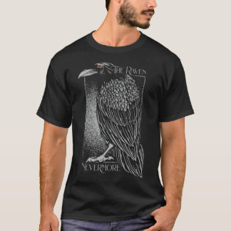Edgar Allan Poe Raven ändå T-ShirtEdgar A T Shirt
