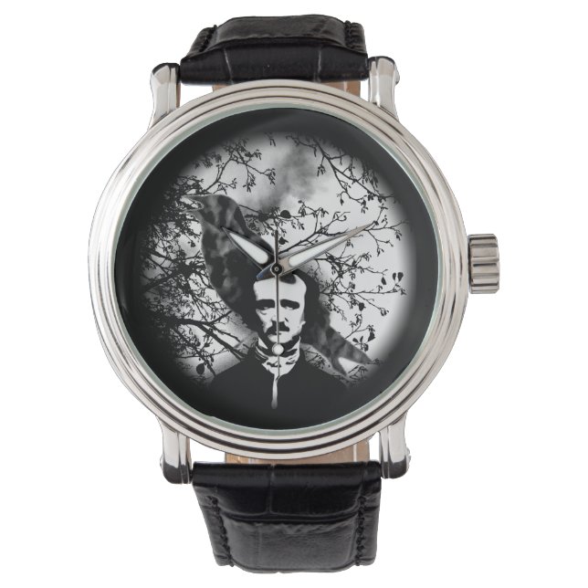 Edgar Allan Poe "Raven" Armbandsur (Framsida)