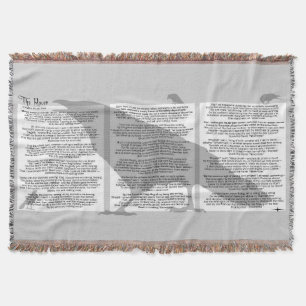 Edgar Allan Poe Raven Filt