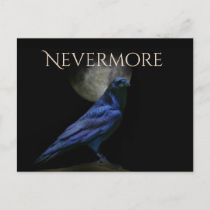 Edgar Allan Poe Raven Halloween Ickmore Vykort