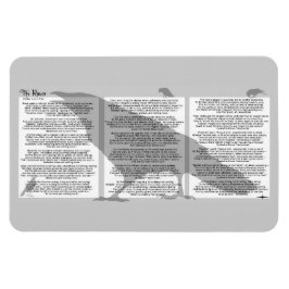 Edgar Allan Poe Raven Magnet