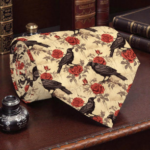 Edgar Allan Poe Raven slips halsduk