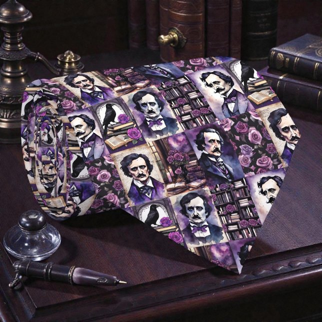 Edgar Allan Poe Raven slips, halsduk Slips (Skapare uppladdad)