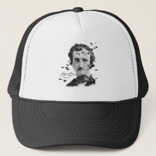 Edgar Allan Poe Ravens Halloween Dikt Keps