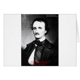 Edgar Allan Poe "Religion är" Visdoms Citat Gåvor Hälsningskort