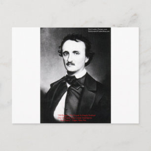 Edgar Allan Poe "Religion är" Visdoms Citat Gåvor Vykort