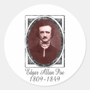 Edgar Allan Poe Runt Klistermärke