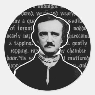 Edgar Allan Poe Runt Klistermärke