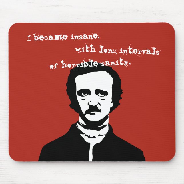 Edgar Allan Poe Silhouette Musmatta (Framsidan)