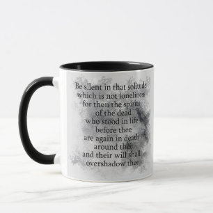 Edgar Allan Poe Spirits från Dead Halloween Dikt Mugg