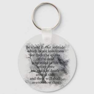 Edgar Allan Poe Spirits från Dead Halloween Dikt Nyckelring