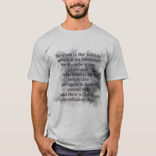 Edgar Allan Poe Spirits från Dead Halloween-Dikt T Shirt