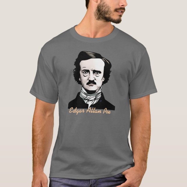 Edgar Allan Poe T-shirt (Framsida)