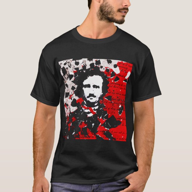 Edgar Allan Poe T-shirt (Framsida)