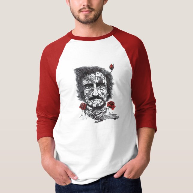 Edgar Allan Poe T-tröja vid Tai T-shirt (Framsida)
