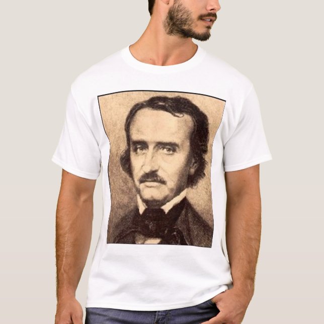 Edgar Allan Poe Tee Shirt (Framsida)