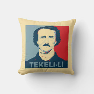 Edgar Allan Poe TEKELI-LI Hope Stil Kudde