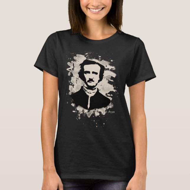 Edgar Allan Poe Tribute T-shirt (Framsida)