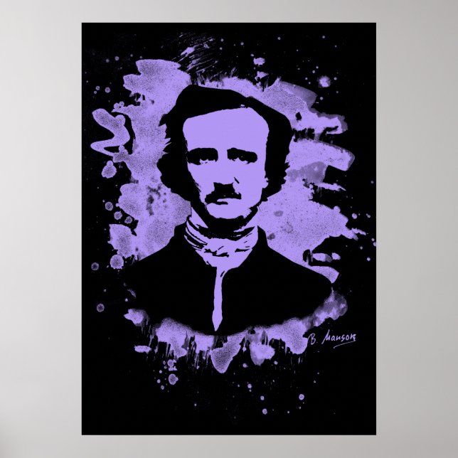 Edgar Allan Poe Tribute (violet) Poster (Framsidan)
