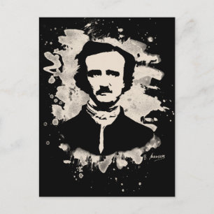 Edgar Allan Poe Tribute Vykort