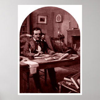 Edgar Allan Poe, utskriftsnummer 6 Poster