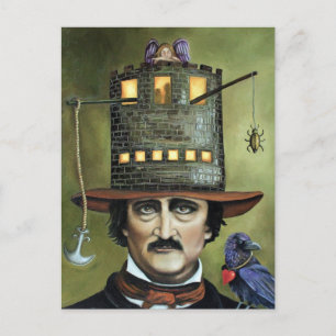 Edgar Allan Poe Vykort
