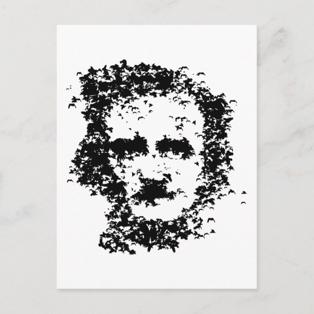 Edgar Allan Poe Vykort (Framsida)