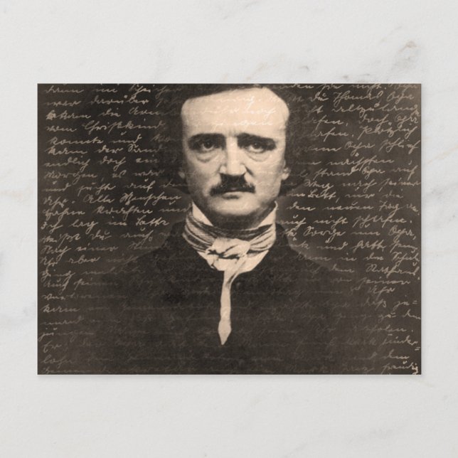 Edgar Allan Poe Vykort (Framsida)