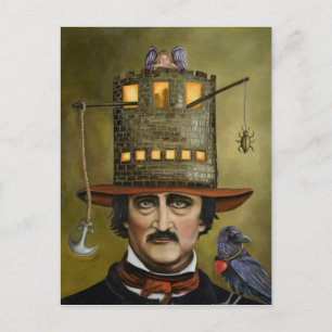 Edgar Allan Poe Vykort