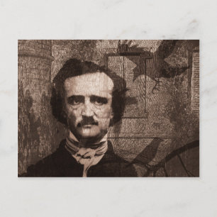 Edgar Allan Poe Vykort