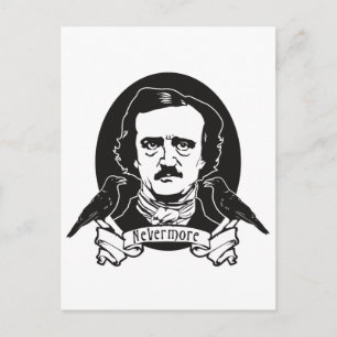 Edgar Allan Poe Vykort