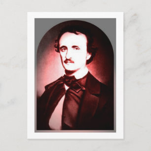 Edgar Allan Poe-vykort ett Vykort